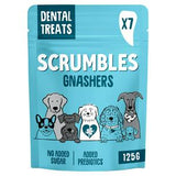Sainsburys Scrumbles Plant Based Gnashers Dental Treats for Dogs 125g x 7- Buy online at McGrocer