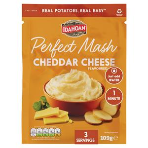 Idahoan Perfect Mash Cheddar Cheese Flavoured Instant Potato Mix 109g