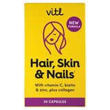 Vitl Hair Skin & Nails Capsules x30