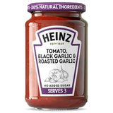 Sainsburys Heinz Tomato Black Garlic Roasted Garlic Pasta Sauce 350g- Buy online at McGrocer