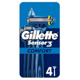 Gillette Sensor 3 Disposable Razors Pack of 4