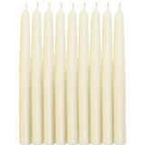 Sainsburys Habitat Tapered Dinner Candles Ivory Pack of 10- Buy online at McGrocer