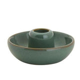 Sainsburys Habitat Ceramic Taper Holder Green Glaze 10x10x4.5cm- Buy online at McGrocer