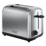 Sainsburys Russell Hobbs 2 Slice Stainless Steel Toaster 26.6x16.8x20cm- Buy online at McGrocer