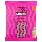 Sainsburys Sour Berry Laces Mixed Fruit Flavour Jelly Sweets 180g- Buy online at McGrocer
