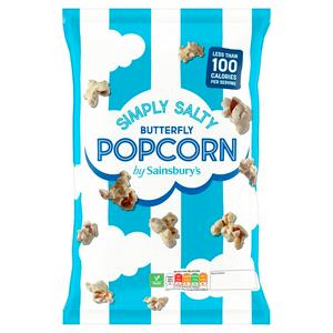 Sainsburys Sainsbury's Simply Salty Butterfly Popcorn 90g- Buy online at McGrocer