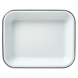 Sainsburys Falcon Rectangular Enamel Roaster 37cm Blue Roasting Pan- Buy online at McGrocer