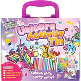 Sainsburys Bookoli Unicorn Activity Tin Set With Felt Tips Pencils and Stickers Creative Kit- Buy online at McGrocer