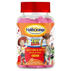 Haliborange Calcium Vitamin D Softies Strawberry Flavour 60 Softies, UK version