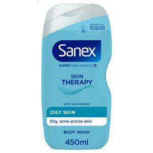 Sainsburys Sanex Skin Therapy Oily Skin Shower Gel Body Wash 450ml- Buy online at McGrocer