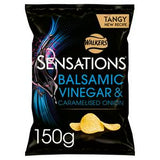 Walkers Sensations Balsamico-Essig und karamellisierte Zwiebel-Sharing-Chips 150 g