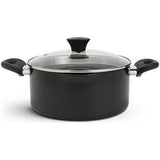 Sainsburys Habitat Aluminium Stockpot Black Non-Stick 24cm Cookware- Buy online at McGrocer