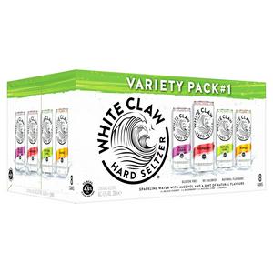 White Claw Hard Seltzer Variety Pack Mixed Flavours Alcoholic Drink 8 x 330ml