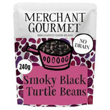 Sainsburys Merchant Gourmet Smoky Black Turtle Beans Vegetarian 240g- Buy online at McGrocer