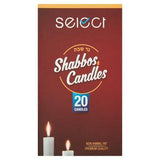 Sainsburys Select Shabbos Candles Wax Sticks Pack of 20- Buy online at McGrocer