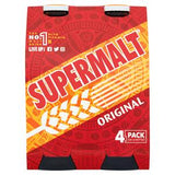 Supermalt malt beverage bottles 4x330ml (British brand)
