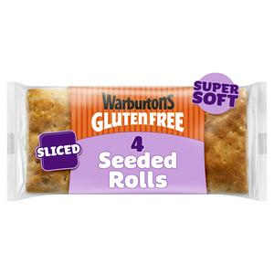 Warburtons Gluten Free Seeded Sliced Rolls