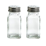 Sainsburys Sainsbury's Home Essentials Square Glass Salt and Pepper Shakers- Buy online at McGrocer