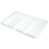 Sainsburys Sainsbury's Home Snack Tray Clear Reusable Storage Tray- Buy online at McGrocer