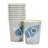 Sainsburys Sainsbury's Home Paper Cups Space Rocket 10 Pack 250ml- Buy online at McGrocer