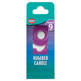 Dr. Oetker Number 9 Birthday Cake Candle - British product