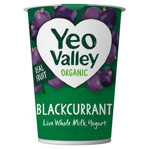 Yeo Valley Organic Blackcurrant Live Yogurt 450g
