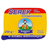 Lowicz Vanilla Soft Cheese 250g, imported from the UK