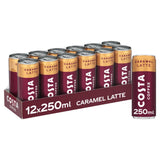 Costa Coffee Caramel Latte Iced Coffee 12-pack 250ml cans - British product