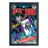 DC Comics Batman The Joker´s Back In Town Framed Print