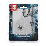 Smiffys Plastic Spider Web Halloween Decoration