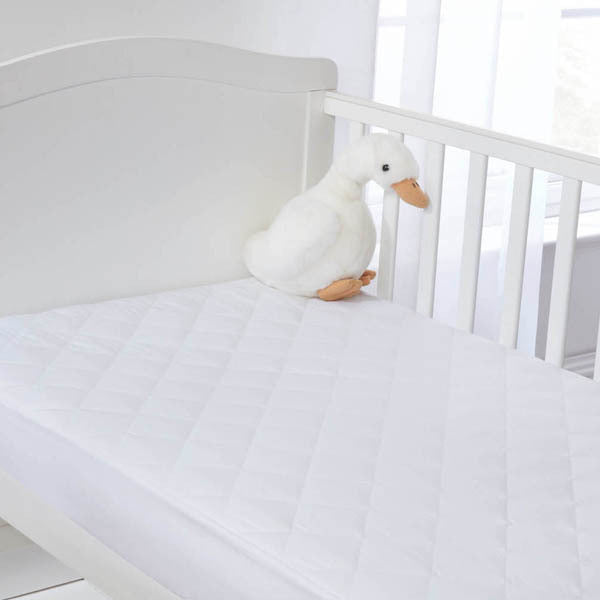 Clair De Lune Anti-Allergy Quilted Mattress Protector Cotbed
