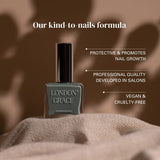 London Grace Ross Nail Polish Sparkly Black 12ml