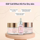 ErthSkin EGF Day Moisturizer+ EGF Night Moisturier+Rose facial Oil30ml