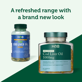 Holland & Barrett Pure Cod Liver Oil Capsules 1000mg with Omega-3, EPA, DHA and Vitamins A & D, 60 Capsules- Buy online at McGrocer