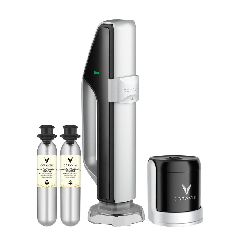 Coravin sparkling wine preservation system with CO2 charger - British product