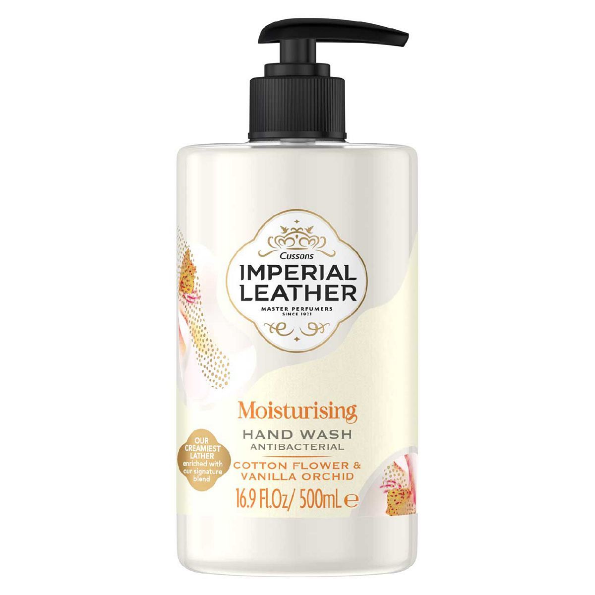 Imperial Leather Moisturising Antibacterial Hand Wash Cotton Flower & Vanilla Orchid 500ml