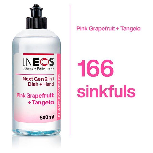 INEOS Washing Up Liquid Pink Grapefruit + Tangeloo 500ml