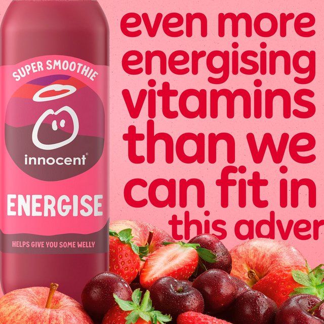 Innocent Super Smoothie Strawberry & Cherry with Vitamins 750ml