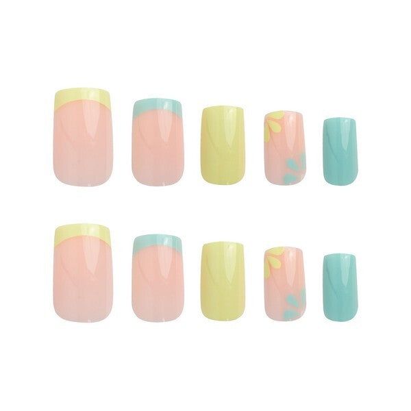 Invogue Groovy Baby Nails Square Nails (24 Pieces)