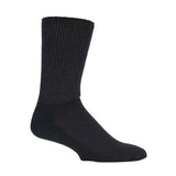 IOMI 3 Pairs of Diabetic Socks for Swollen Legs 12-14 UK Black / 3EA