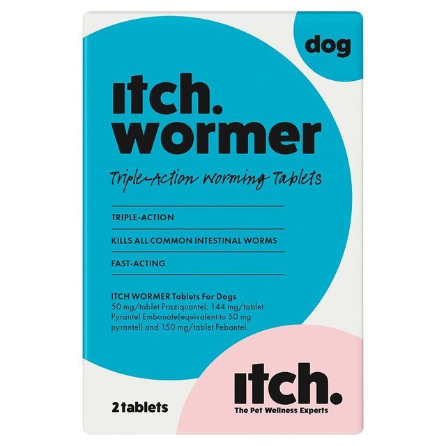 Itch Wormer Tablets For Dogs (3-20kg) 2 per pack