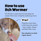 Itch Wormer Tablets For Dogs (3-20kg) 2 per pack