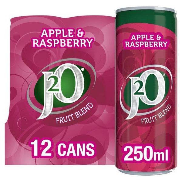 J2O Apple & Raspberry 12 x 250ml
