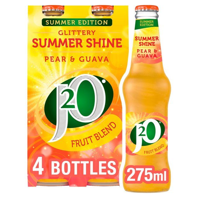 J2O Summer Shine Pear and Guava 4 x 275ml