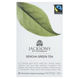 Jacksons of Piccadilly Fairtrade Sencha Green Tea 20 Tea Bags 20 per pack