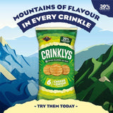 Jacob's Crinklys Cheese & Onion Multipack Snacks 6 per pack