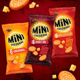 Jacob's Mini Cheddars Smoky BBQ Baked Snacks Multipack 6 per pack