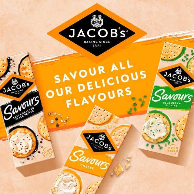 Jacob's Savours Cheese Crackers 150g