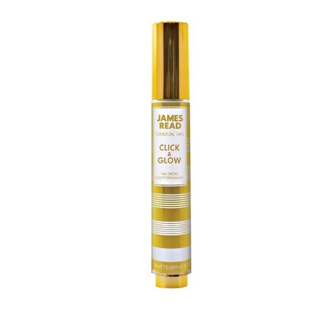 James Read Click & Glow Gradual Tan Drops for Face Light to Medium Tone 15ml