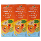 James White Organic Kids Apple Mango & Carrot 3 x 200ml
